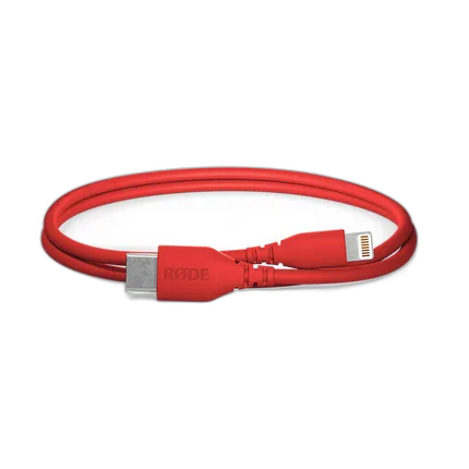 Rode SC21 Lightning to USB-C Cable - Red - 11.8IN