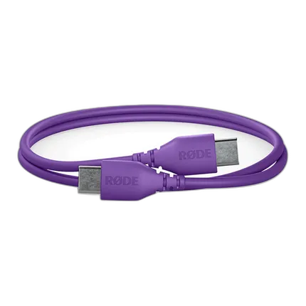 Rode SC22 USB-C to USB-C Cable - Purple - 11.8IN