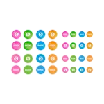Rode Colors 2 Set for Wireless GO Lavalier GO  and  SmartLav+ 3