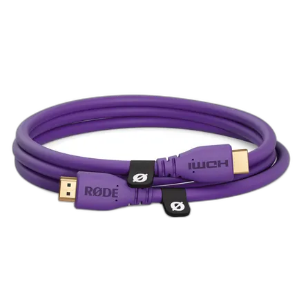 RODE HDMI 2.0 Cable - 4.9ft Purple