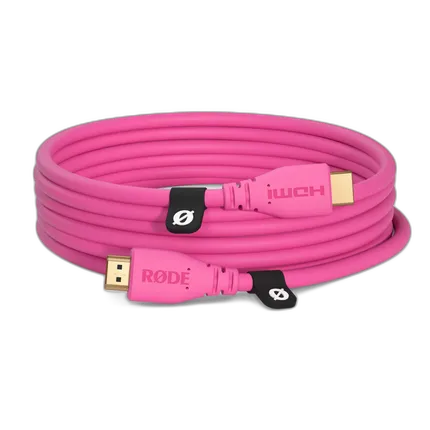 RODE HDMI 2.0 Cable - 9.8ft Pink