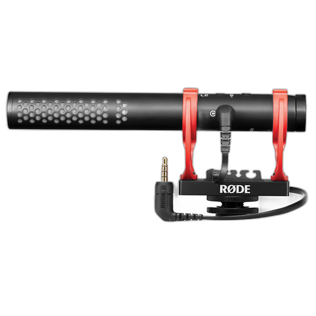 Rode VideoMic NTG Hybrid Analog USB On-Camera Shotgun Microphone side view