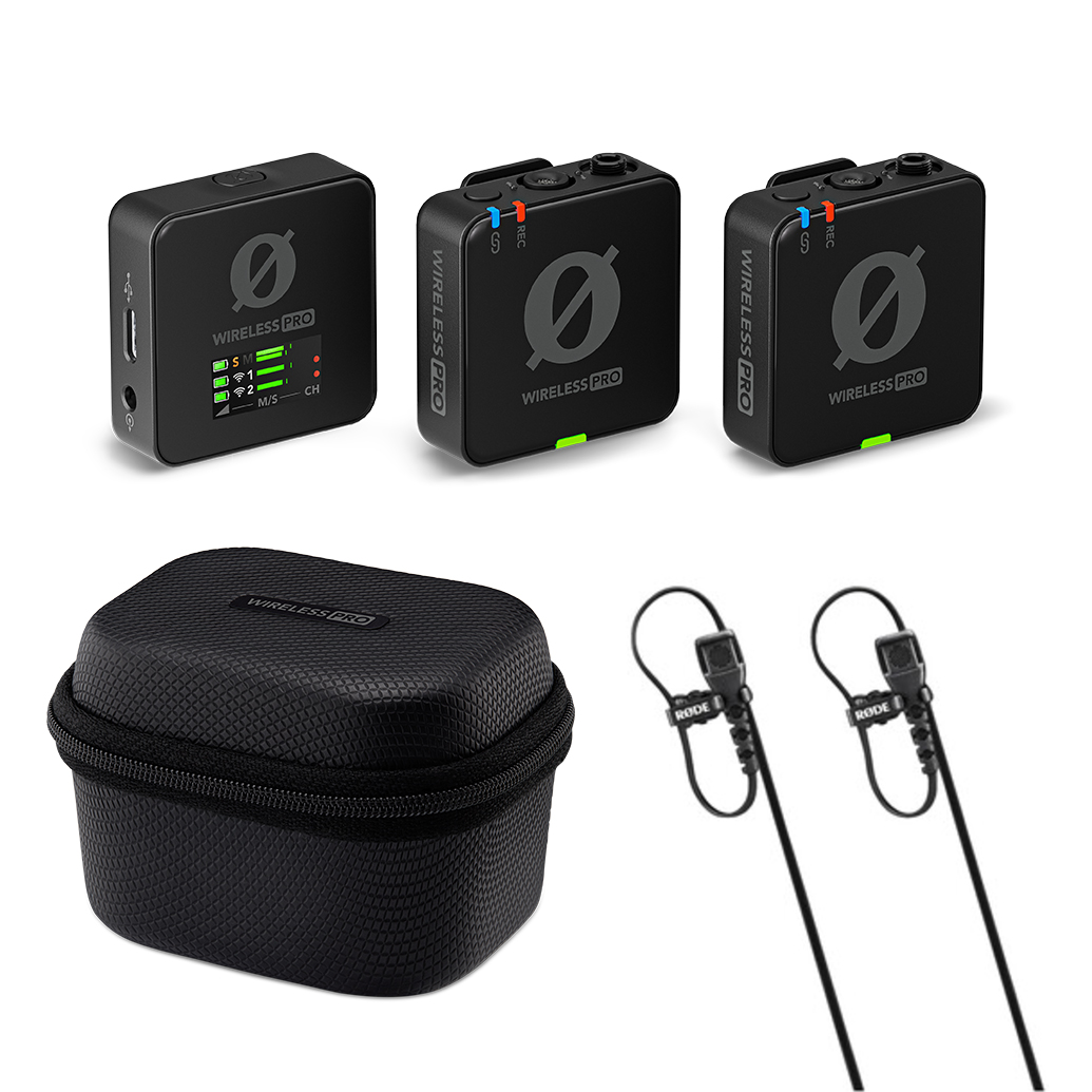 Rode Wireless Pro 2-Person Wireless Lavalier System, Microphones