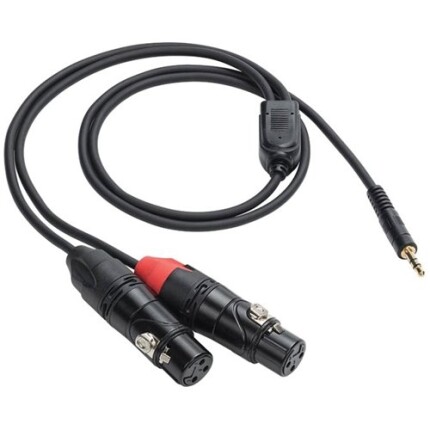 Samson Tourtek Pro 9 Breakout Cable - 1/8 TRS to Dual XLR Female