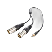 Saramonic SR-UM10-CC1 3.5mm TRS to Two XLR Male Output Y-Cable 0