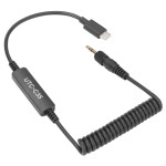 Saramonic Locking 3.5mm Male to USB-C Cable with A-to-D Converter Cable