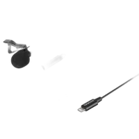 Saramonic LavMicro U1B Clip-On Lavalier Mic with Lightning Connector Cable 1 2