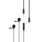 Saramonic LavMicro U1C 2-Person Dual Clip-On Lavalier Mic with Lightning Con