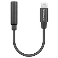 Saramonic SR-C2002 Apple Lightning Connector to Female 3.5mm TRRS Audio Jack 1