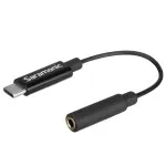 Saramonic SR-C2006 Gold-Plated 3.5mm Female Mic  and  Audio Adapter Cable for DJ 0