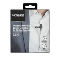 Saramonic DK4C Mini Pro Omni Lavalier Mic w/ 4-Pin Hirose Locking Connector 5