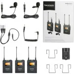 Saramonic UwMic9 2-Person Wireless Omni Lavalier Microphone System 1