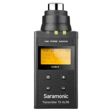 Saramonic TX-XLR9 Plug-On XLR Transmitter for UwMic9 UHF Wireless Mic System