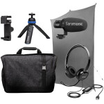 Saramonic Home Base Professional Portable Video Conferencing Kit with Backdr