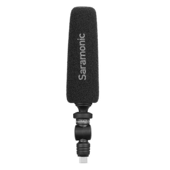 Saramonic SmartMic5UC Mini Shotgun Microphone USB-C connection