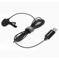 Saramonic SR-ULM10 Ultracompact Clip-On Lavalier Microphone with USB-A 1