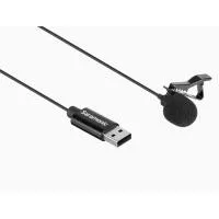 Saramonic SR-ULM10 Ultracompact Clip-On Lavalier Microphone with USB-A 3