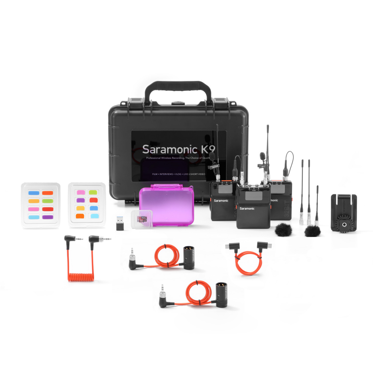 Saramonic K9-US wireless lavalier system for documentary interviews
