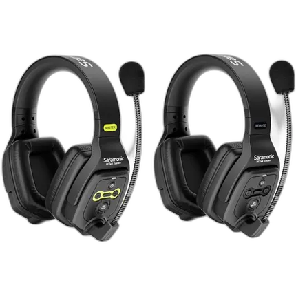 Saramonic WiTalk-WT2D 2-Person Full-Duplex Wireless Intercom System w/ 2x Du