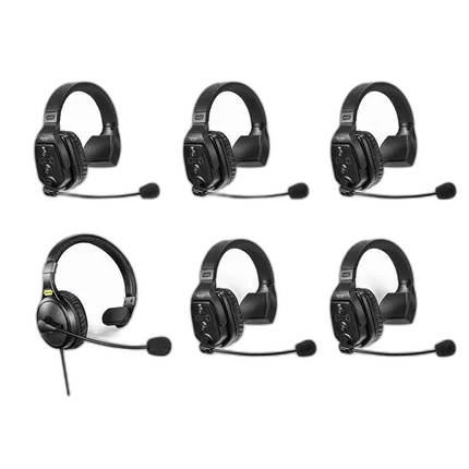 Saramonic WiTalk-WT6S 6-Person Full-Duplex Wireless Intercom Syst w/ 5x Sing