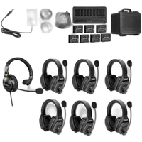 Saramonic WiTalk-WT7D 7-Person Full-Duplex Wireless Intercom Sy w/ 6x Dual-E 6