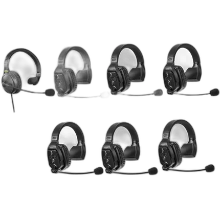 Saramonic WiTalk-WT7S 7-Person Full-Duplex Wireless Intercom Syst w/ 6x Sing