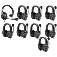 Saramonic WiTalk-WT9D 9-Person Full-Duplex Wireless Intercom Sy w/ 8x Dual-E 0