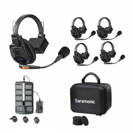 Saramonic WiTalk9-4S 4-Person 1.9GHz Full-Duplex Wireless Intercom System