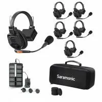 Saramonic WiTalk9-5S 5-Person 1.9GHz Full-Duplex Wireless Intercom System 0