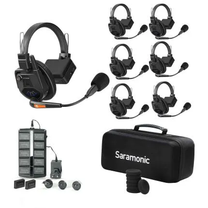 Saramonic WiTalk9-6S 6-Person 1.9GHz Full-Duplex Wireless Intercom System