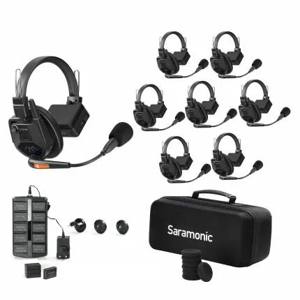 Saramonic WiTalk9-7S 7-Person 1.9GHz Full-Duplex Wireless Intercom System