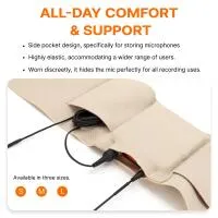 Saramonic CineBuff Strap Large 140cm Dual-Pouch Transmitter Waist Strap 2