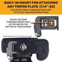 SpiderX Holster Set For Mirrorless Cameras(Camera Plate and SpiderX Holster) 5