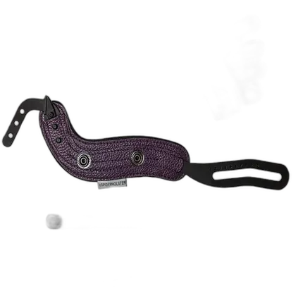 SpiderPro v2 Hand Strap - Purple Leather