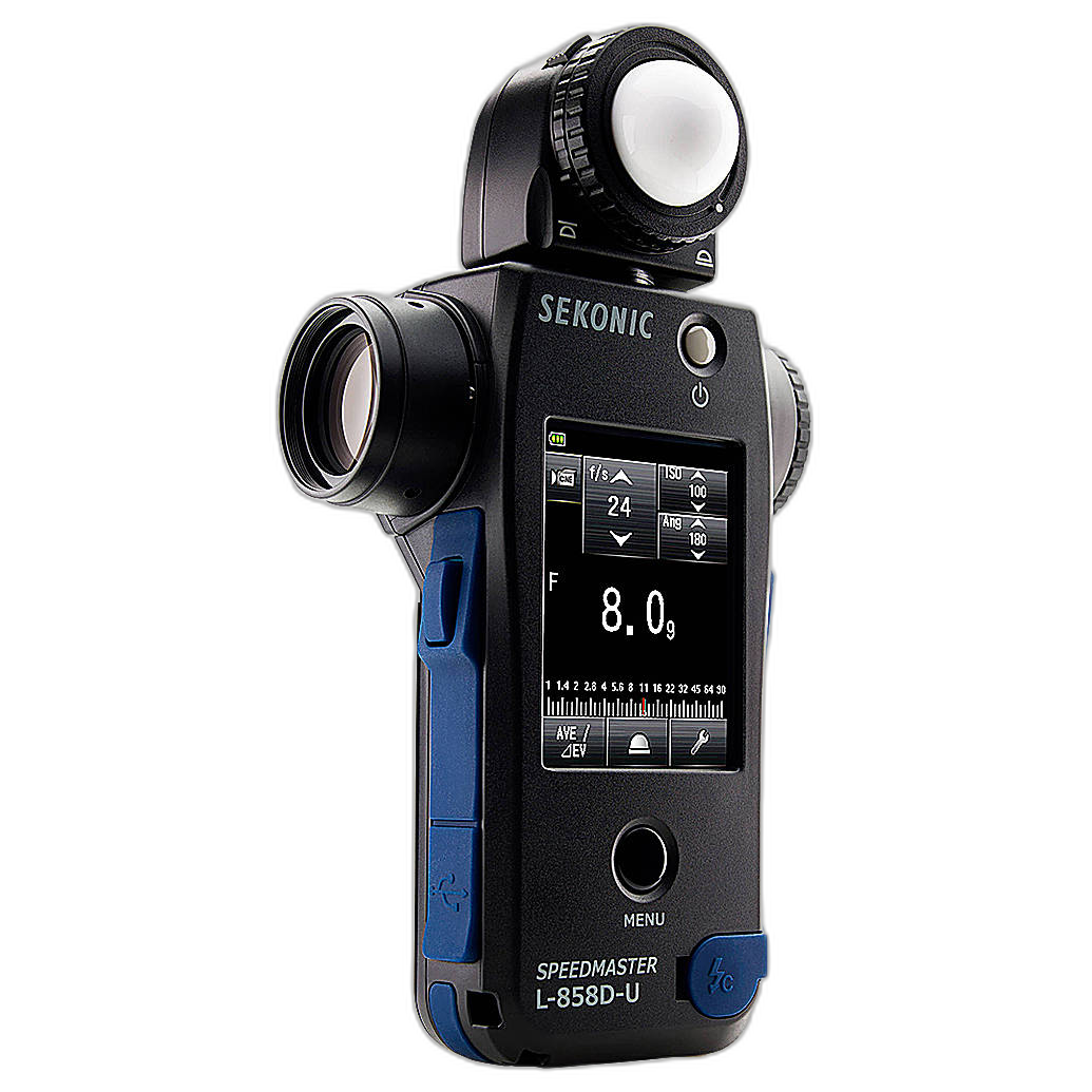 Sekonic L-858D-U Speedmaster Light Meter front view