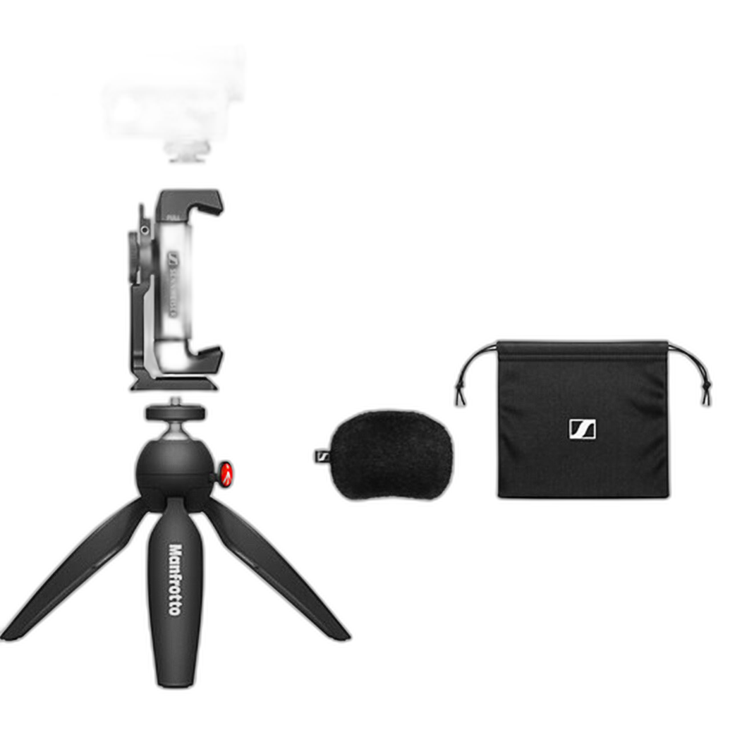 Sennheiser MKE 400 Compact Shotgun Microphone Gen II Recording Bundle