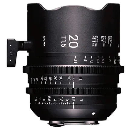 Sigma 20mm T1.5 FF High-Speed Prime Lens (Canon EF)