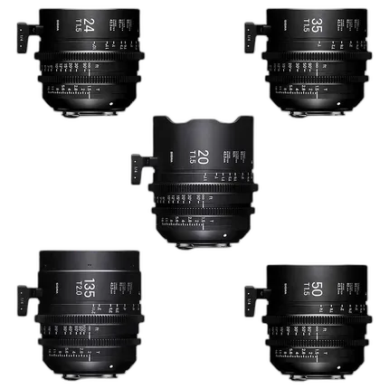 Sigma T1.5 FF High-Speed 5 Prime Lens Kit with Case (Canon EF)