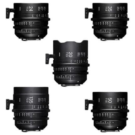 Sigma T1.5 FF High-Speed 5 Prime Lens Kit with Case (Sony E)