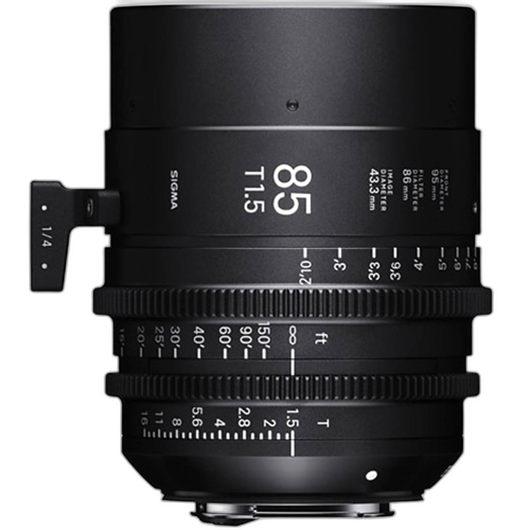 Sigma T1.5 FF High-Speed 5 Prime Lens Kit side view