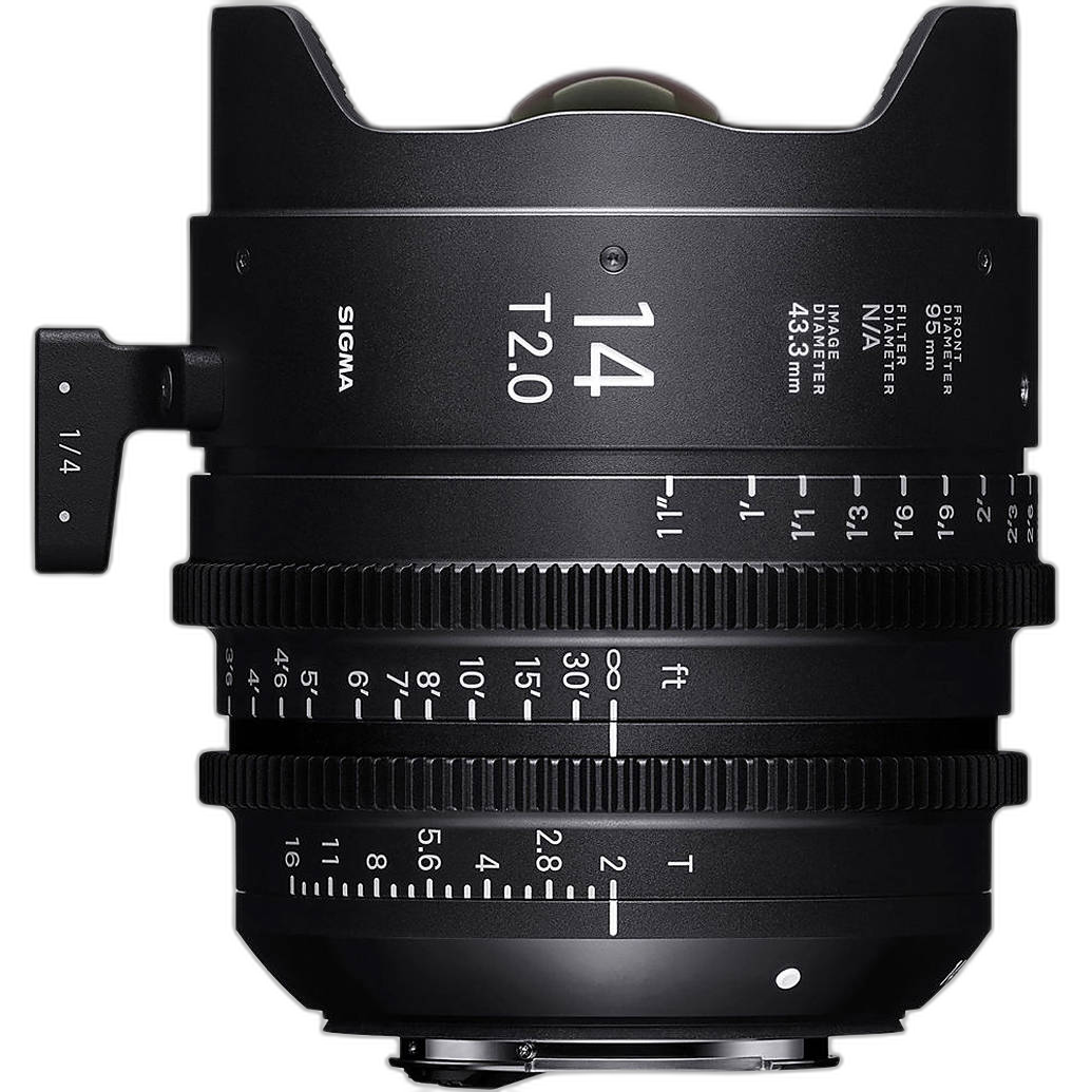 Sigma 14mm T2 and 135mm T2 FF High-Speed Prime Lens Kit with Case PL mount