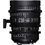 Sigma 18-35mm T2 High-Speed Zoom Lens (Sony E, Metric)