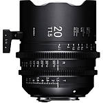 Sigma 20mm T1.5 Fully Luminous FF High-Speed Prime Lens (Canon EF)