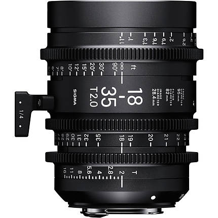 Sigma 18-35mm T2 Fully Luminous High-Speed Zoom Lens (Canon EF, Metric)