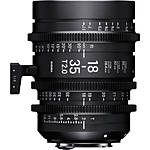 Sigma 18-35mm T2 Fully Luminous High-Speed Zoom Lens (Sony E, Metric)