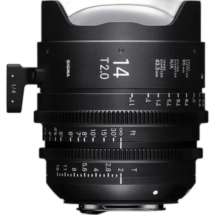 Sigma 14mm T2 Fully Luminous FF High-Speed Prime Lens (PL, Metric)