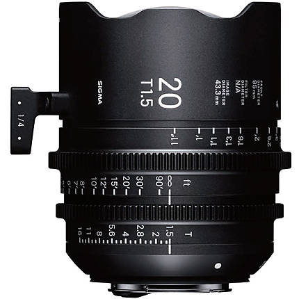 Sigma 20mm T1.5 Fully Luminous FF High-Speed Prime Lens (Sony E, Metric)