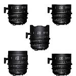 Sigma T1.5 FF High-Speed 5 Fully Luminous Prime Lens Kit (PL, Metric)