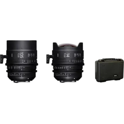 Sigma 14/135mm T2 FF High-Speed Fully Lum. Prime Lens Kit (PL, Metric)