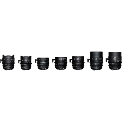 Sigma T2/T1.5 FF 7 Fully Luminous Lens Kit with Case (PL, Metric)